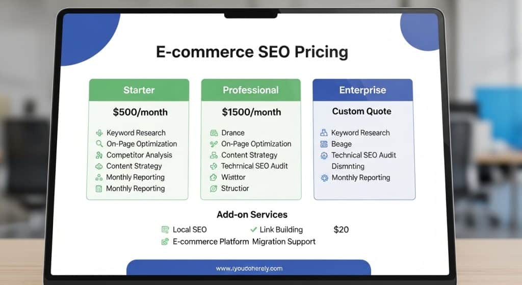 ecommerce seo pricing